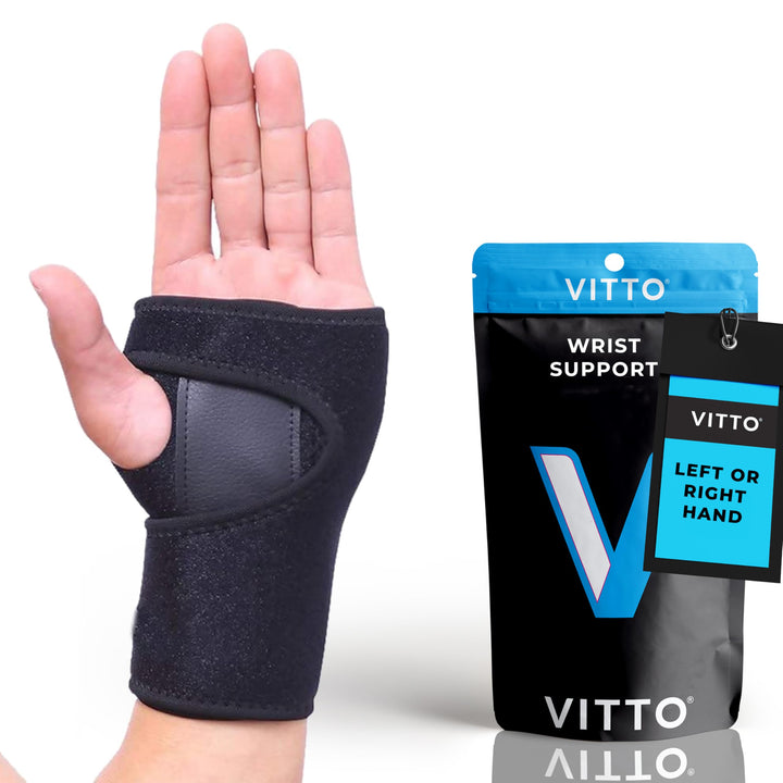 VITTO Wrist Supports - Carpal Tunnel Wrist Splint & Hand Brace, RSI Support